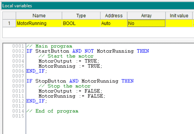 Arduino OPTA PLC - Structured Text (ST)