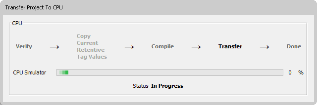 Transfer the ladder logic