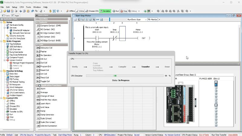 P1-M622-16DR Mini PLC: Your Simulator Adventure Starts Now!