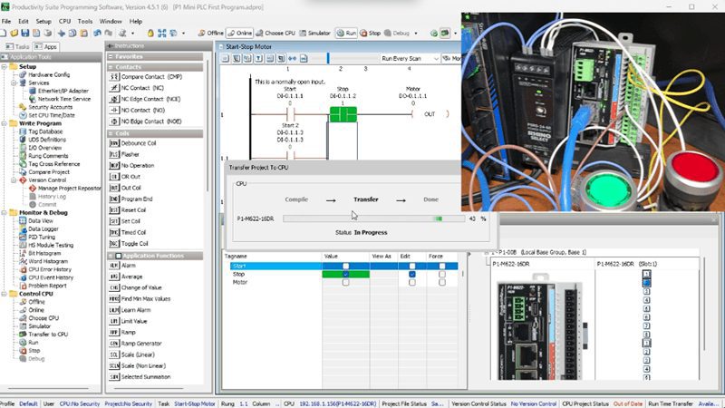 P1-M622-16DR Mini PLC: Your Simulator Adventure Starts Now!