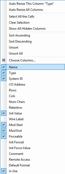 Customize show / hide