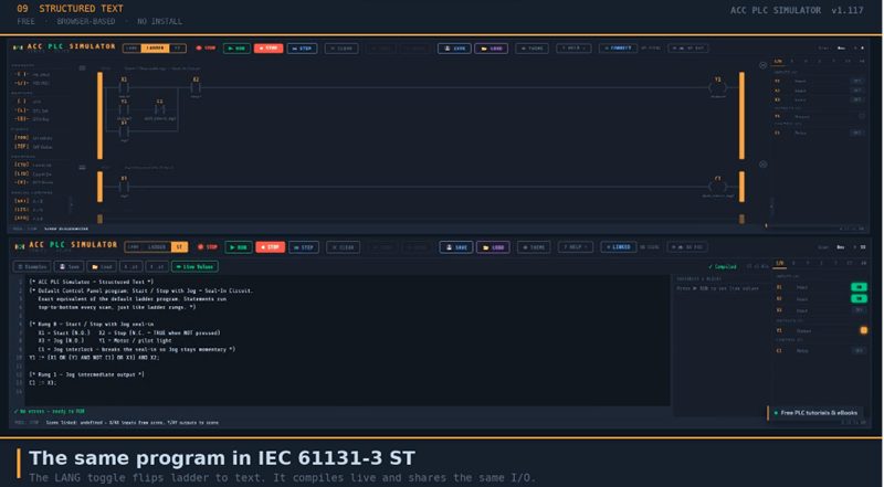 Free PLC Simulator Trainer