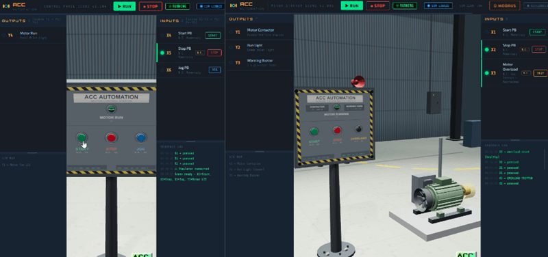 Run Two 3D Machines at Once — Multi-Scene PLC Simulator