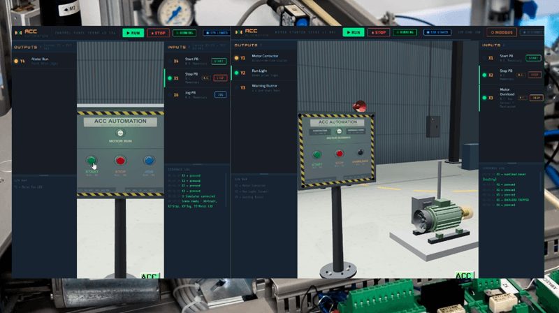 Run Two 3D Machines at Once — Multi-Scene PLC Simulator