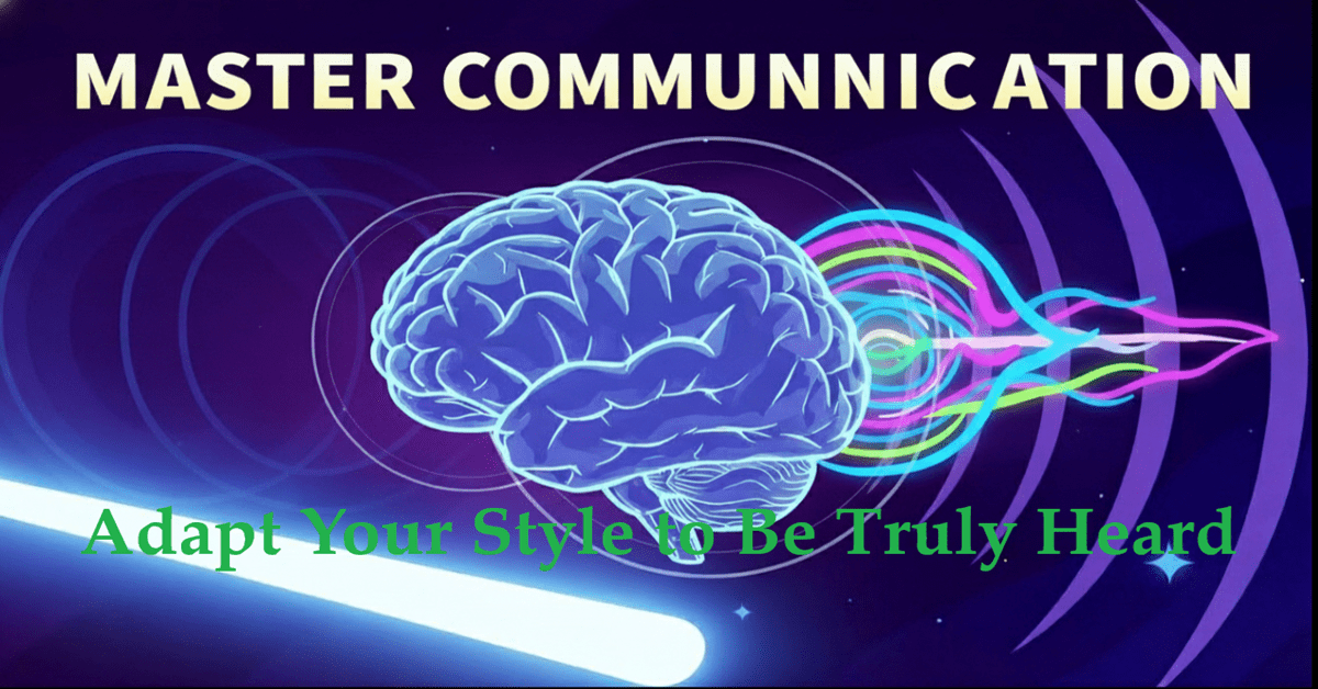 Master Communication: Adapt Your Style to Be Truly Heard