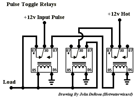 Flip Flop Relay Circuit Diagram