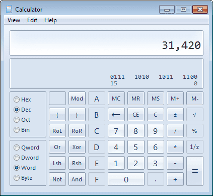 ladder logic program calculator