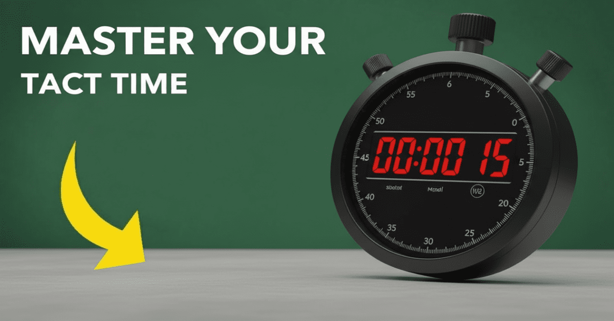 Find Your Manufacturing Beat: Takt Time Secrets Revealed