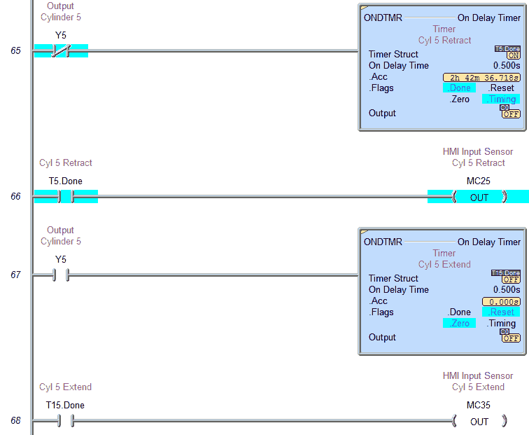 AdvancedHMI Ladder Logic Programming Sample Code
