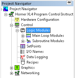Horner XL4 Program Control Instructions