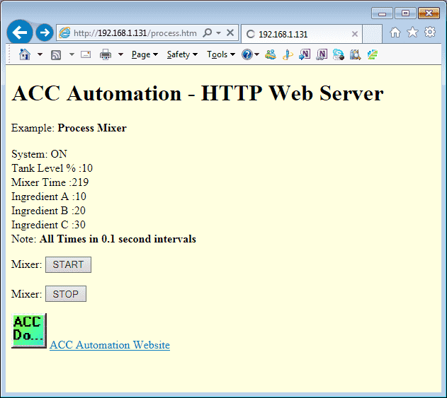Horner XL4 HTTP Web Server - All In One Controller