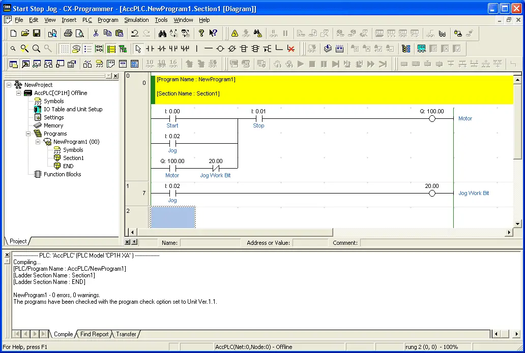 omron cx programmer back up tool