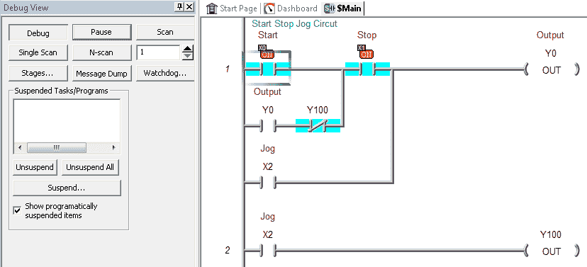 BRX Ladder Logic Program Sample Code