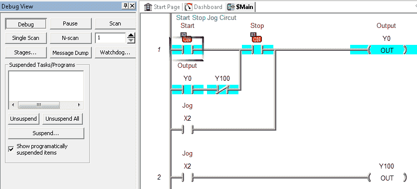 BRX Ladder Logic Program Sample Code