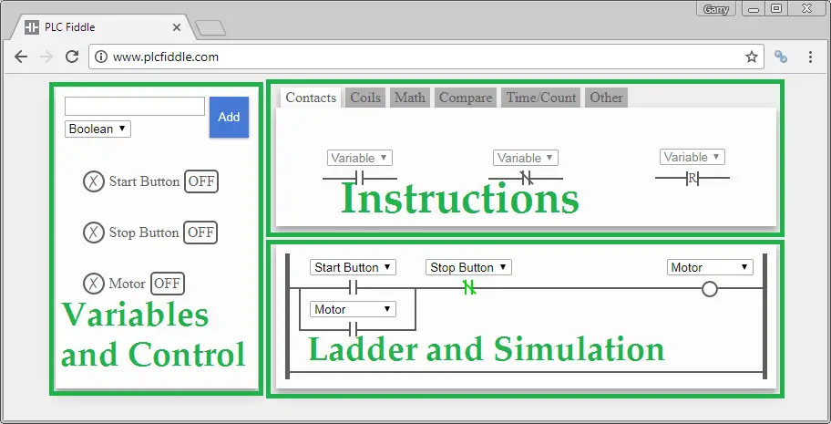 ladder logic editor