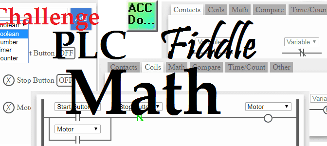PLC Fiddle Math Challenge Examples