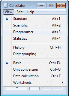 Windows Calculator Programming Numbers