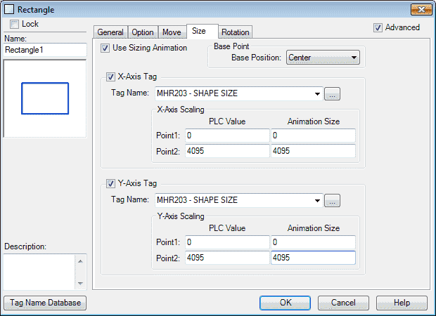 C-More EA9 HMI Series Panel Object List Shapes