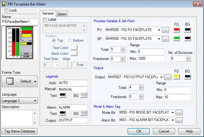 C-More EA9 HMI Series Panel Object List Meters and Graphs