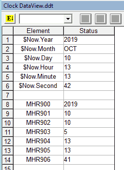 C-More EA9 HMI Series Panel Object List Clock