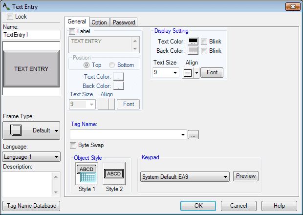 C-More EA9 HMI Series Panel Barcode Scanner Input