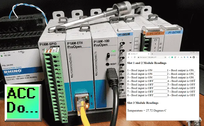 Productivity Open P1AM Web Server - ACC Automation PLC