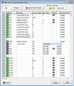 Click PLC Logging Data with Time and Date Stamp | ACC Automation