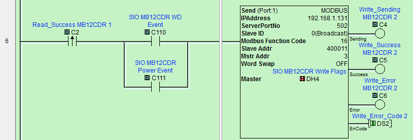 Click PLC to Stride Modbus TCP to Remote IO