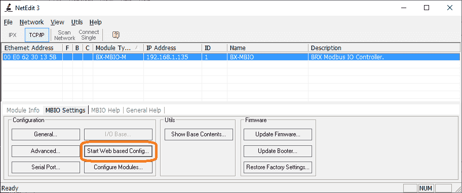 Modbus RTU TCP Remote IO Controller BX-MBIO
