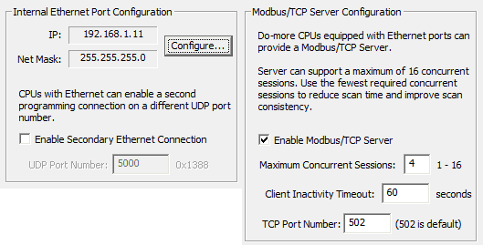 brx do-more plc modbus remote io