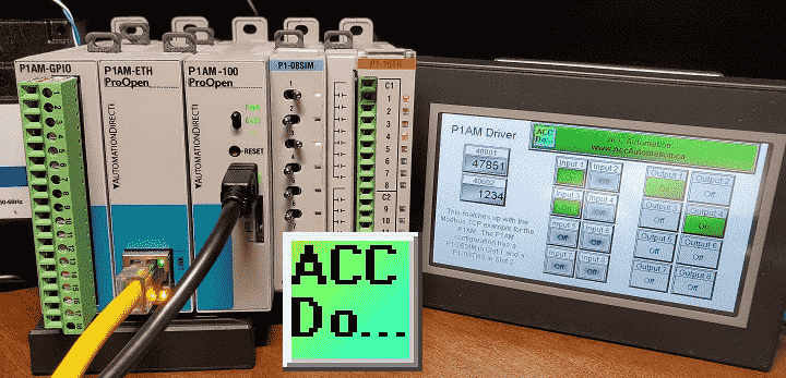 P1AM Arduino Modbus TCP