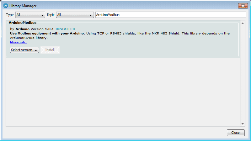 P1AM Arduino Modbus TCP