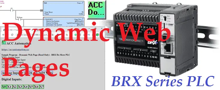 BRX Do-More PLC Dynamic Web Pages - ACC Automation PLC