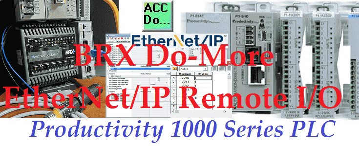 Productivity 1000 Series PLC BRX Do-More EthernetIP Remote IO