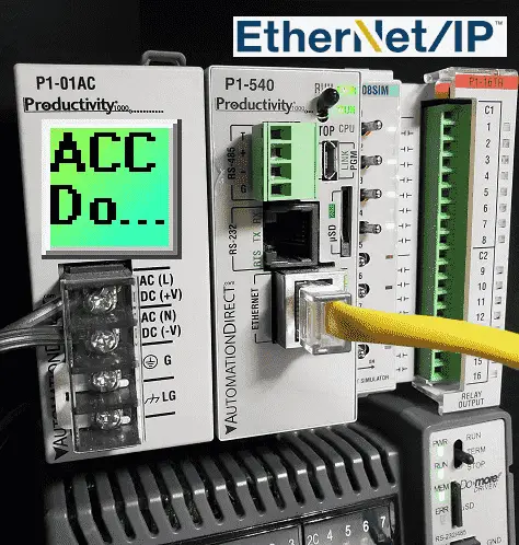 Productivity 1000 Series PLC BRX Do-More EthernetIP Remote IO