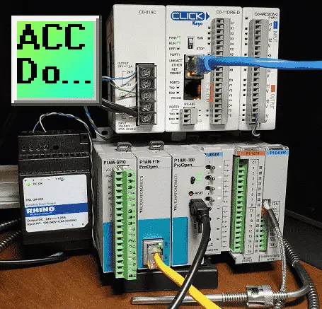 use click plc as a modbus server