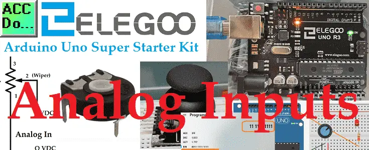 Arduino Uno Super Starter Kit Analog Inputs