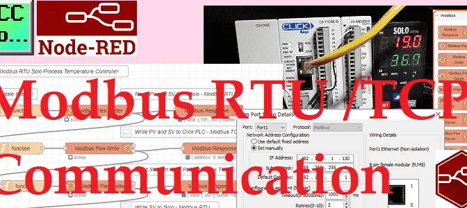Node-RED Modbus RTU / TCP Communication