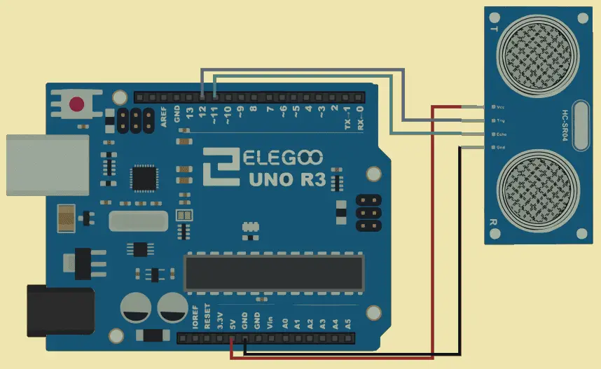 Arduino Uno Super Starter Kit Ultrasonic Sensor
