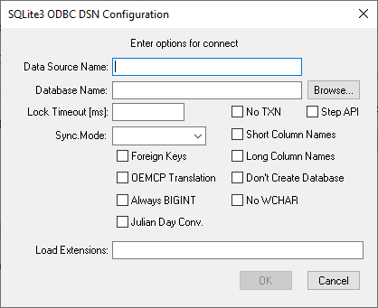 ODBC Data Sources