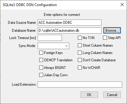 ODBC Data Sources