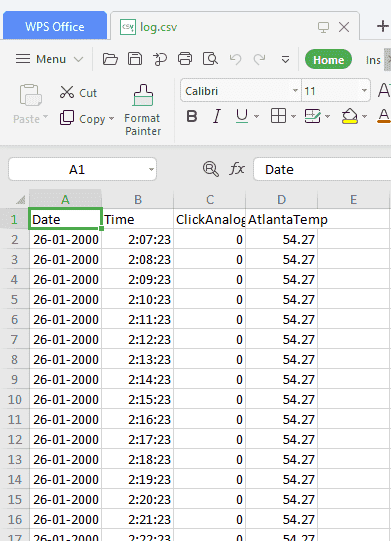 Click Plus Data Logging - CSV File SQL Database