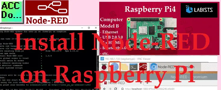 Install Node-RED on Raspberry Pi 4