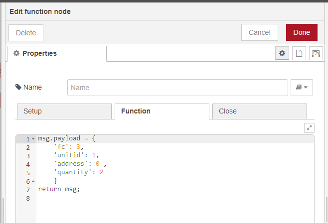 modbus poll response 2554