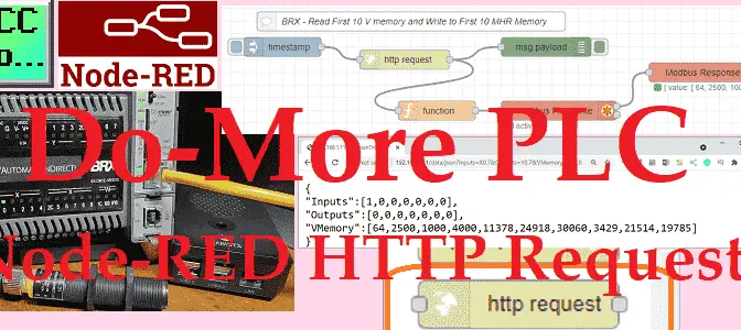 Do-More PLC Node-RED HTTP Request