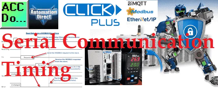 Click PLC Serial Communication Timing