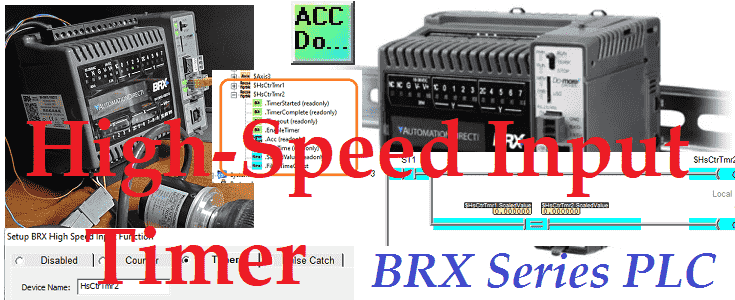 BRX Do-More PLC High-Speed Input Timer