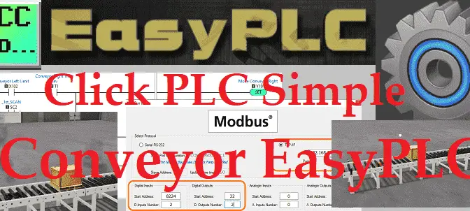 Click PLC Simple Conveyor EasyPLC