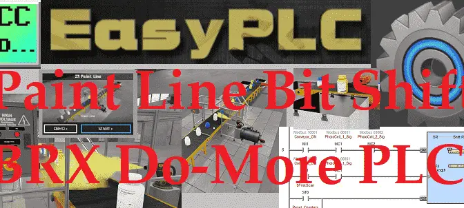 EasyPLC Paint Line Bit Shift - BRX Do-More PLC