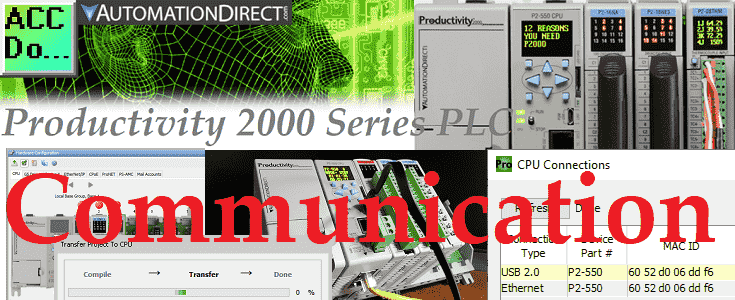 Productivity 2000 Series PLC Communication